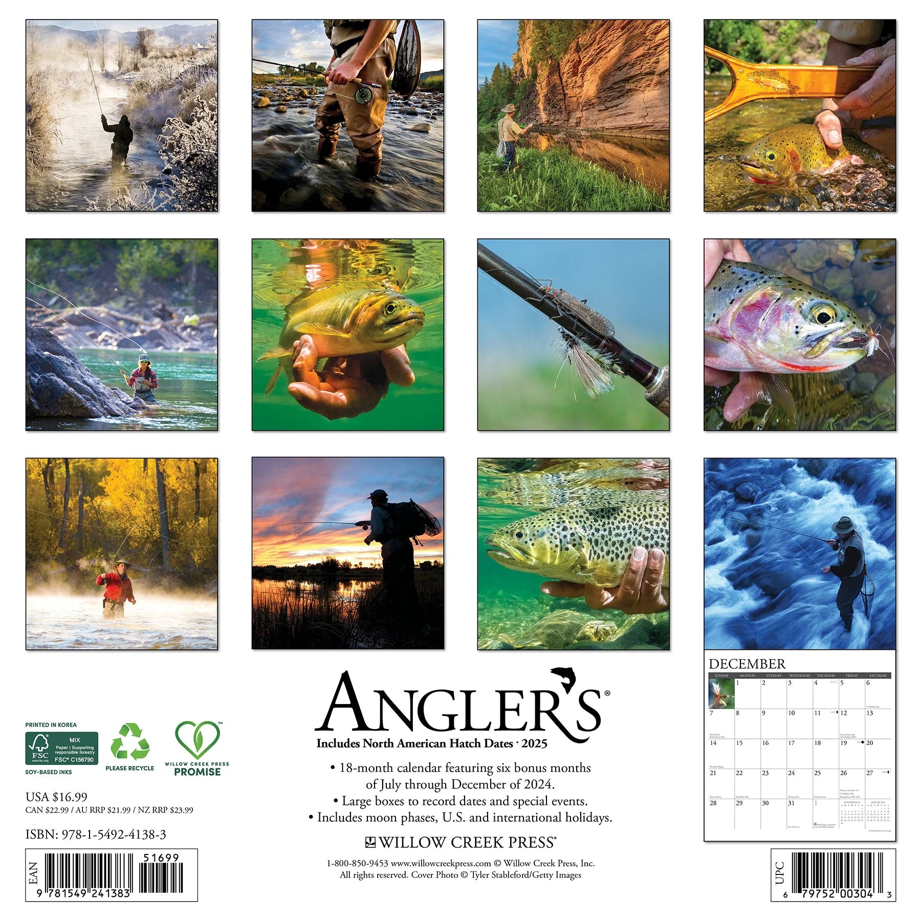 2025 Angler's Calendar