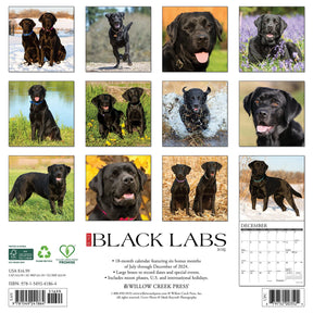 2025 Black Labs Calendar