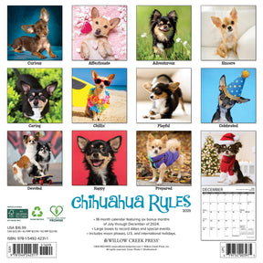 2025 Chihuahua Rules Calendar