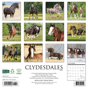 2025 Clydesdales Calendar