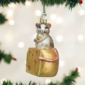 Old World Christmas - Hungry Mouse Ornament