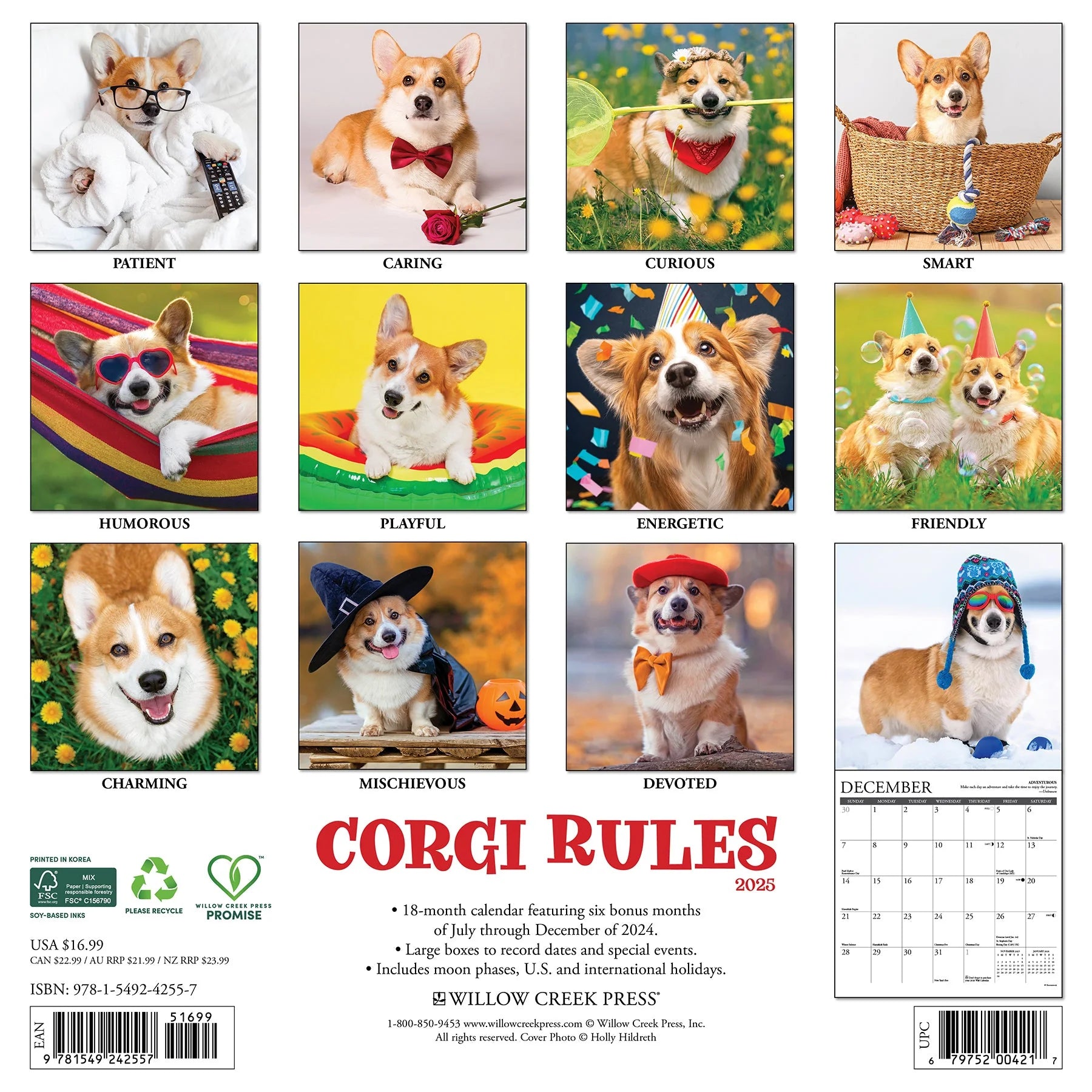 2025 Corgi Rules Calendar