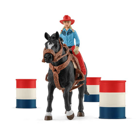 Schleich - Cowgirl Barrel Racing