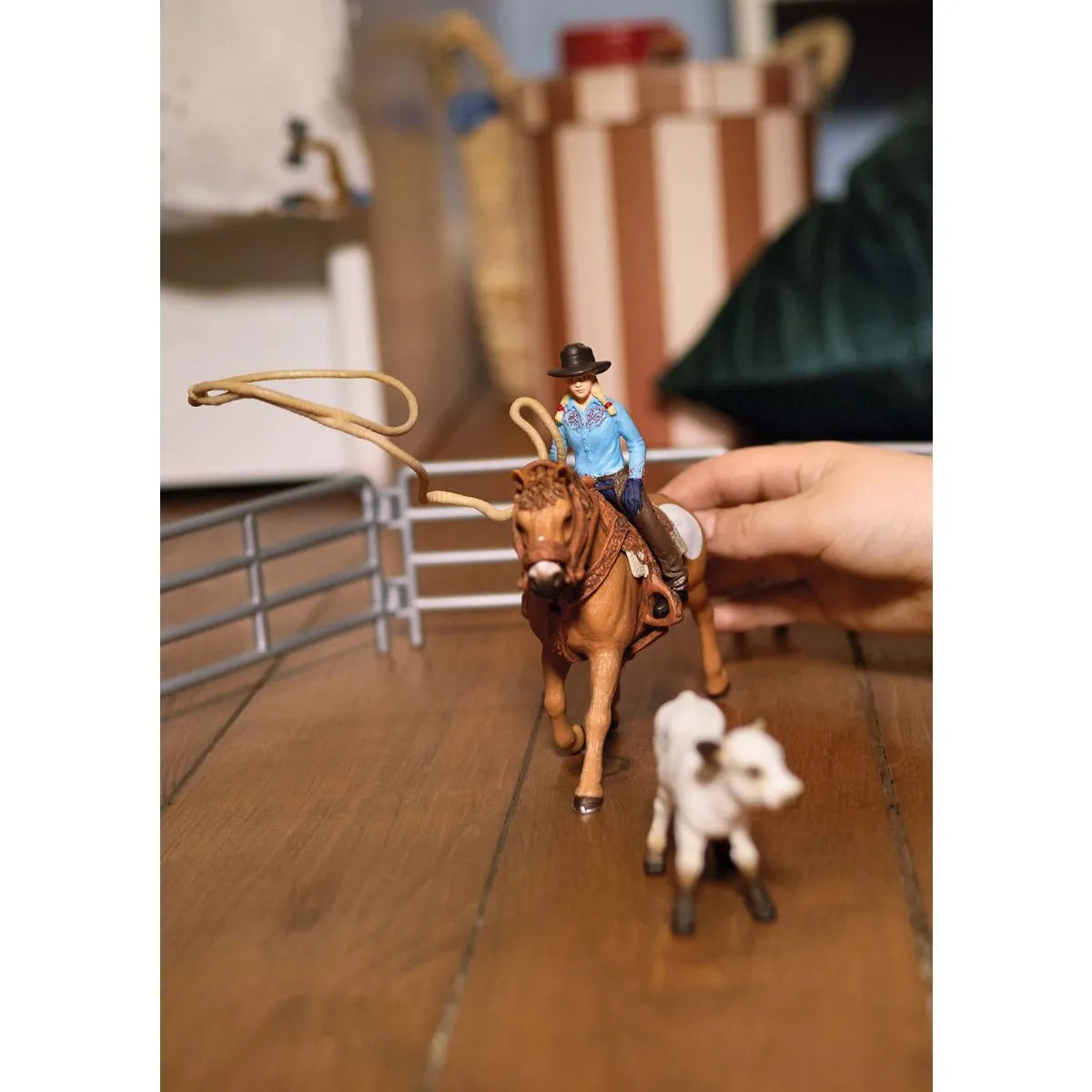 Schleich - Cowgirl Team Roping