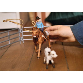 Schleich - Cowgirl Team Roping