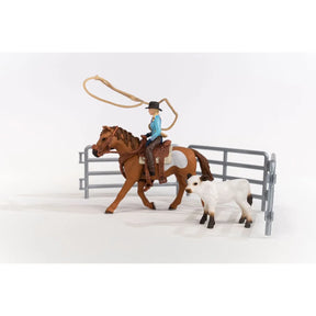 Schleich - Cowgirl Team Roping