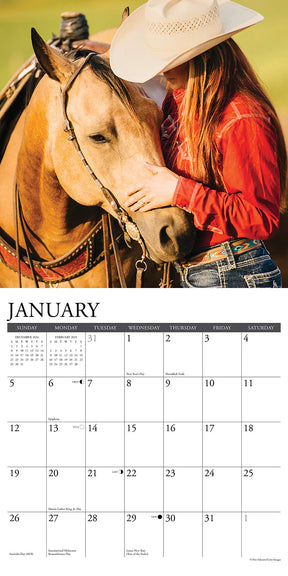 2025 Cowgirls Calendar