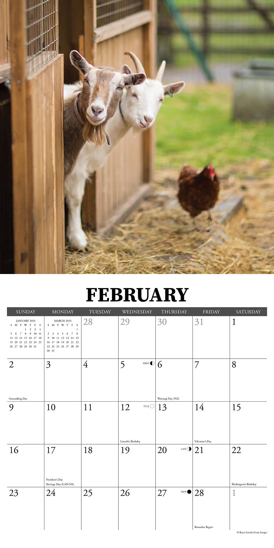 2025 Farms Calendar