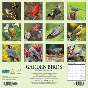 2025 Garden Birds Of North Americans Calendar