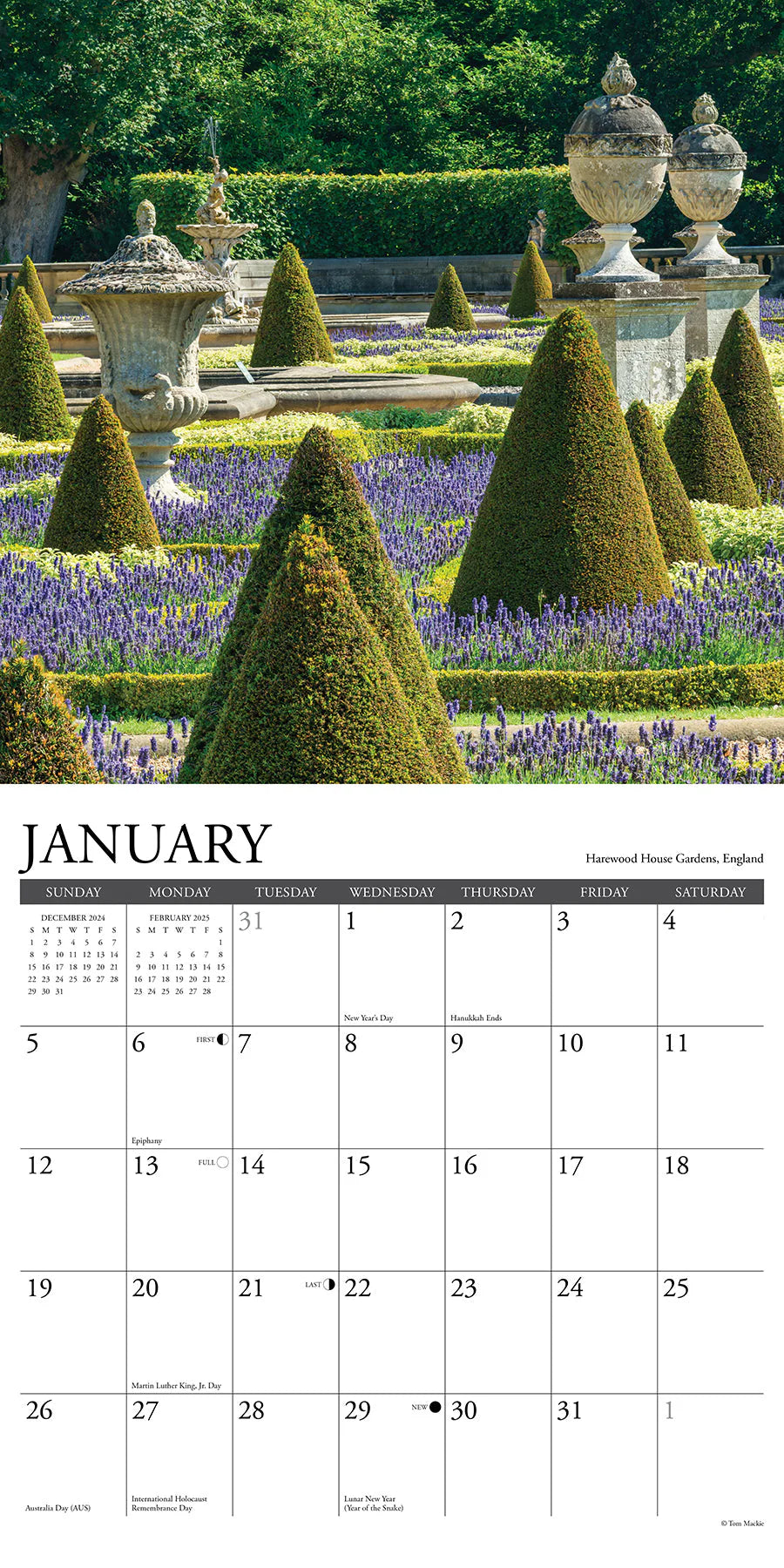 2025 Garden View Calendar