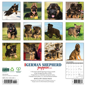 2025 German Shepherd Puppies Calendar