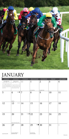 2025 Horse Racing Calendar