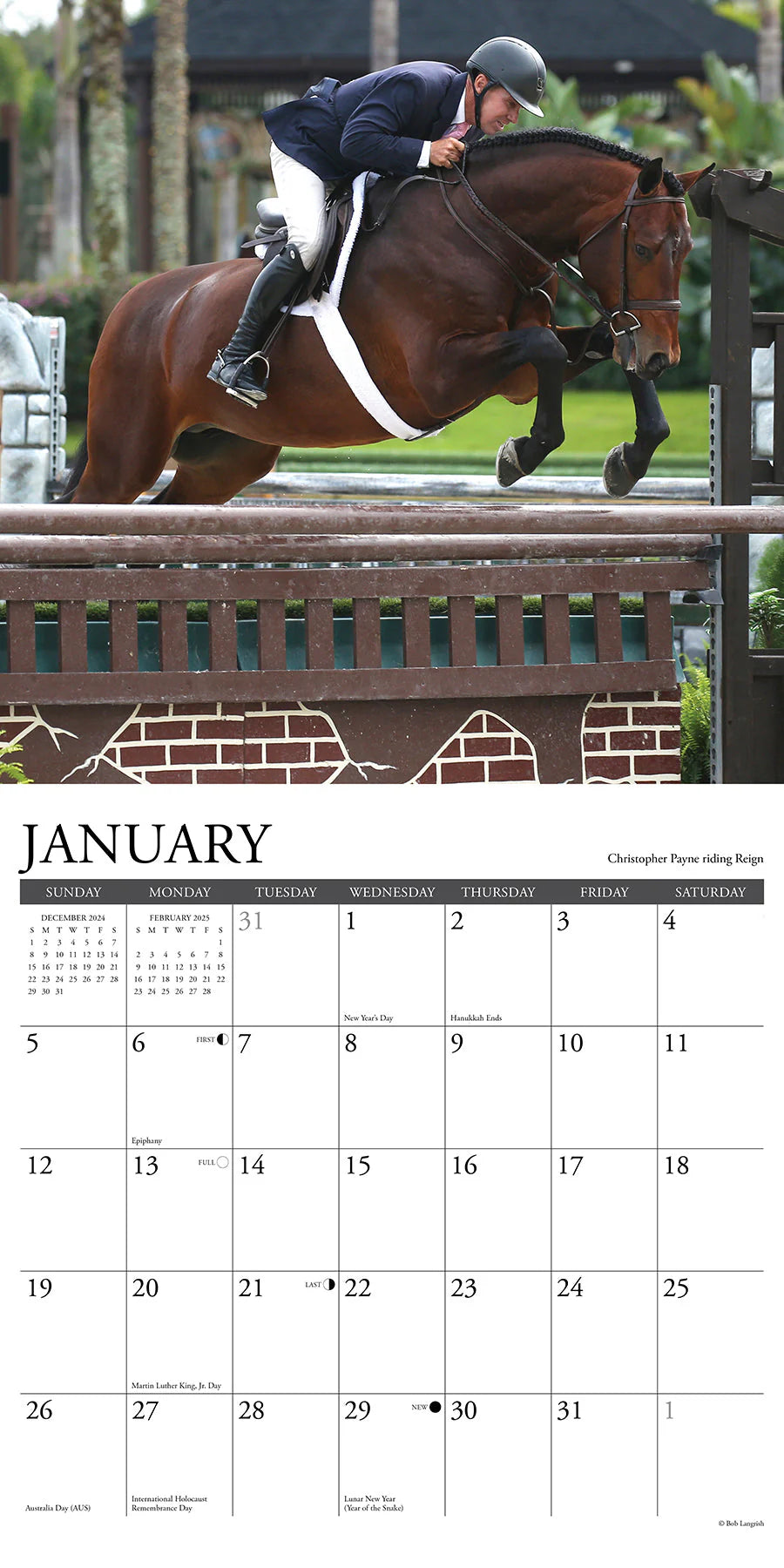 2025 Hunter & Jumper Calendar