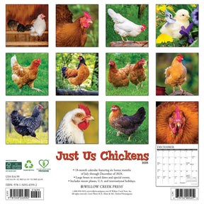 2025 Just Us Chickens Calendar