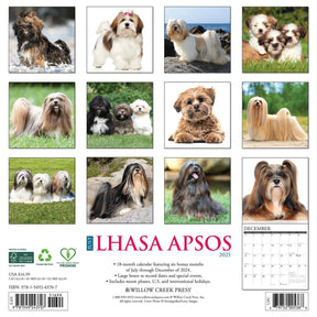 2025 Lhasa Apsos Calendar