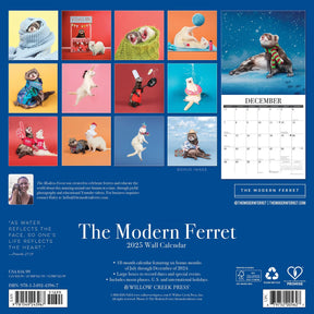 2025 Modern Ferret Calendar