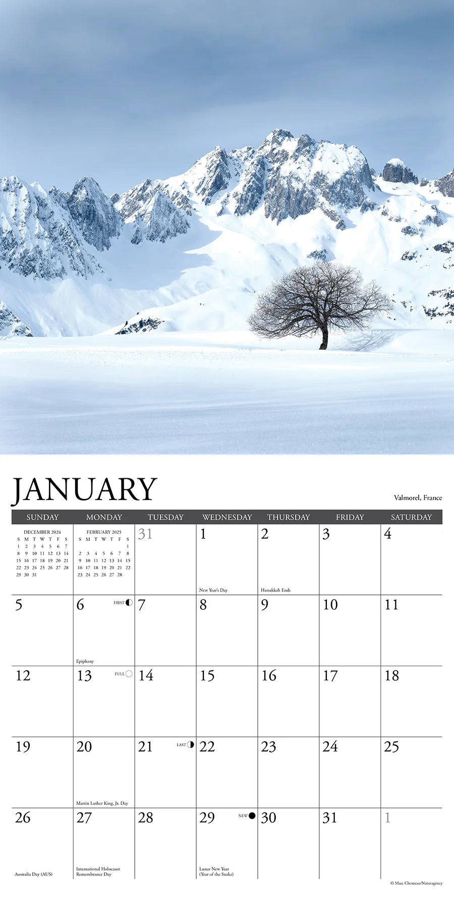 2025 Mountain View Calendar