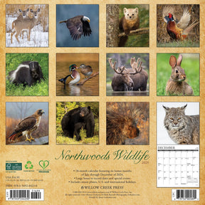 2025 Northwoods Wildlife Calendar