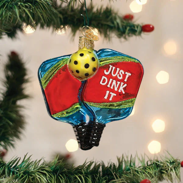 Old World Christmas - Pickleball Paddles Ornament