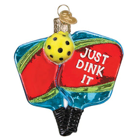 Old World Christmas - Pickleball Paddles Ornament