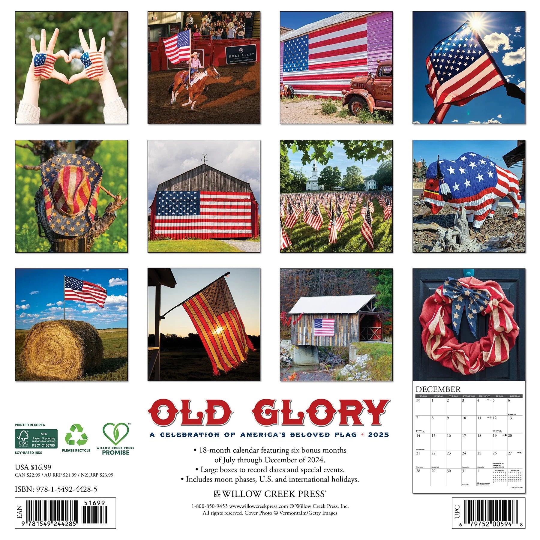 2025 Old Glory Calendar