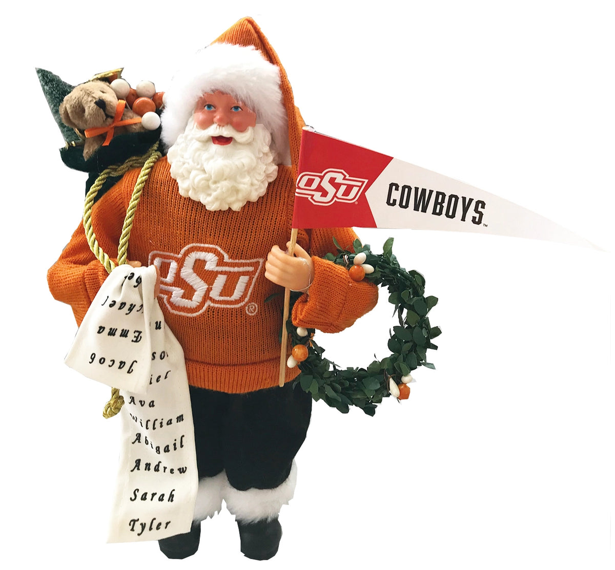 Oklahoma State Proud Santa