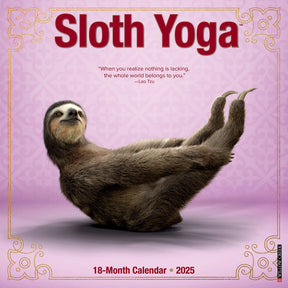 2025 Sloth Yoga Calendar