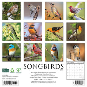 2025 Songbirds Calendar