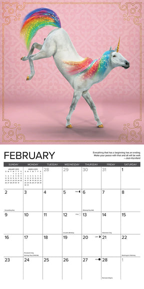 2025 Unicorn Yoga Calendar