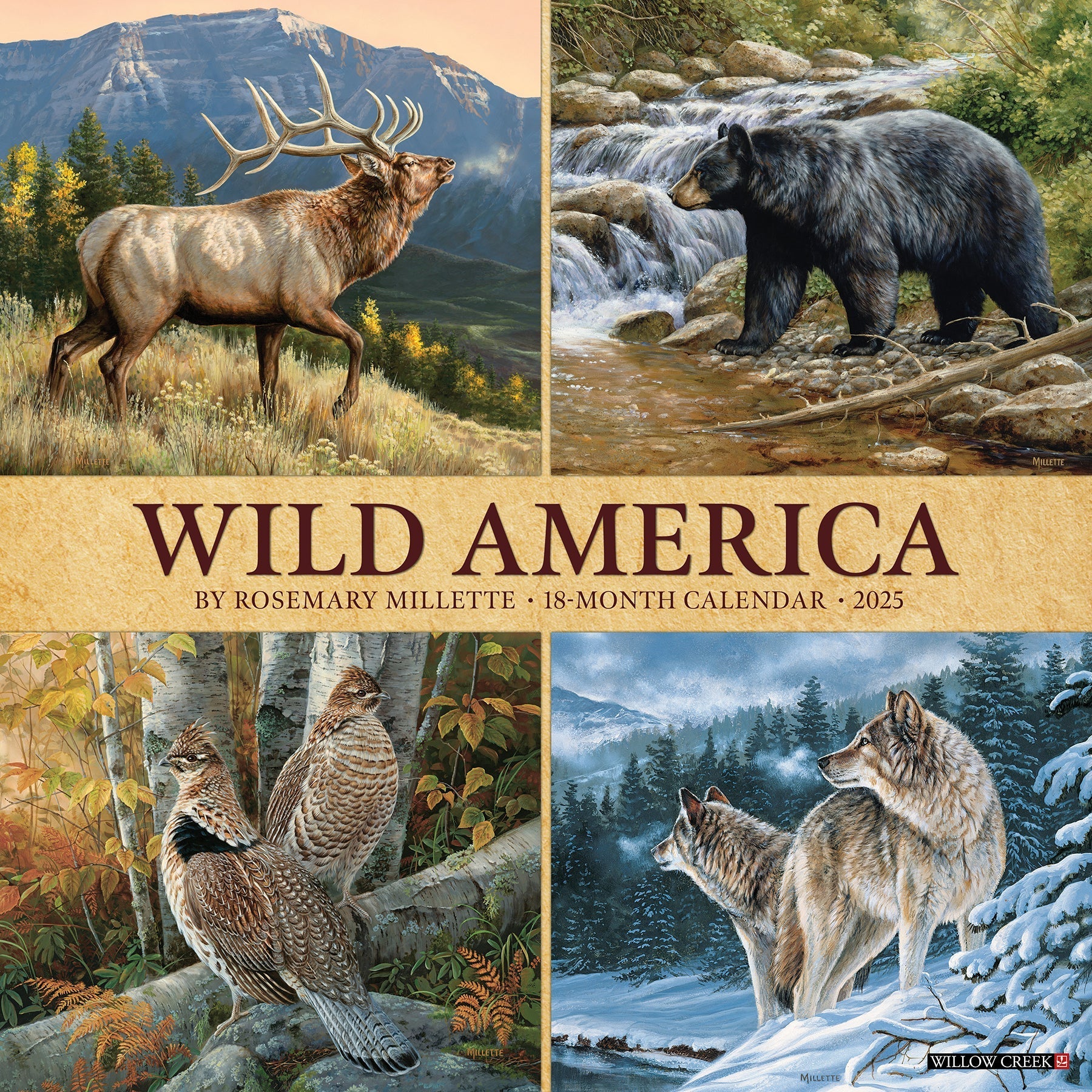 2025 Wild America Calendar