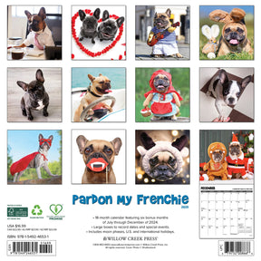 2025 Pardon My Frenchie Calendar