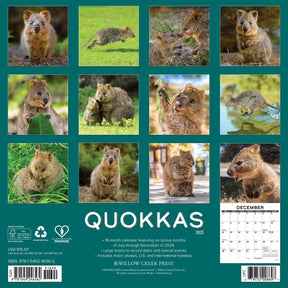 2025 Quokkas Calendar