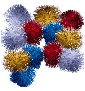 Tabby Tinsel Puffs Cat Toy