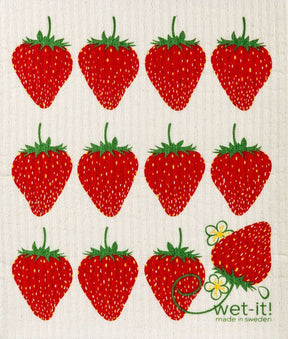 Strawberry Swedish Cloth