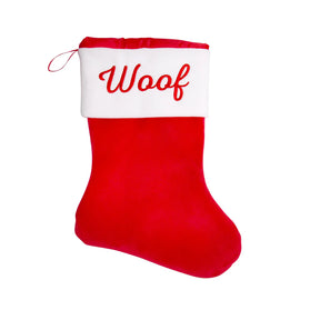 Holiday Stocking Woof Plush