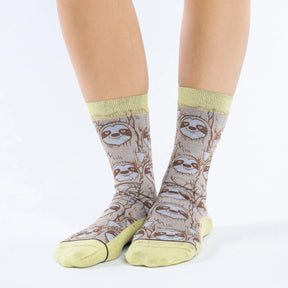 Good Luck Sock - Women's Coffee Sloth