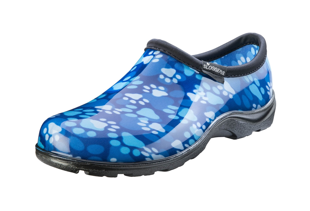 Sloggers	 - Women's Garden Shoe Blue Paw Prints