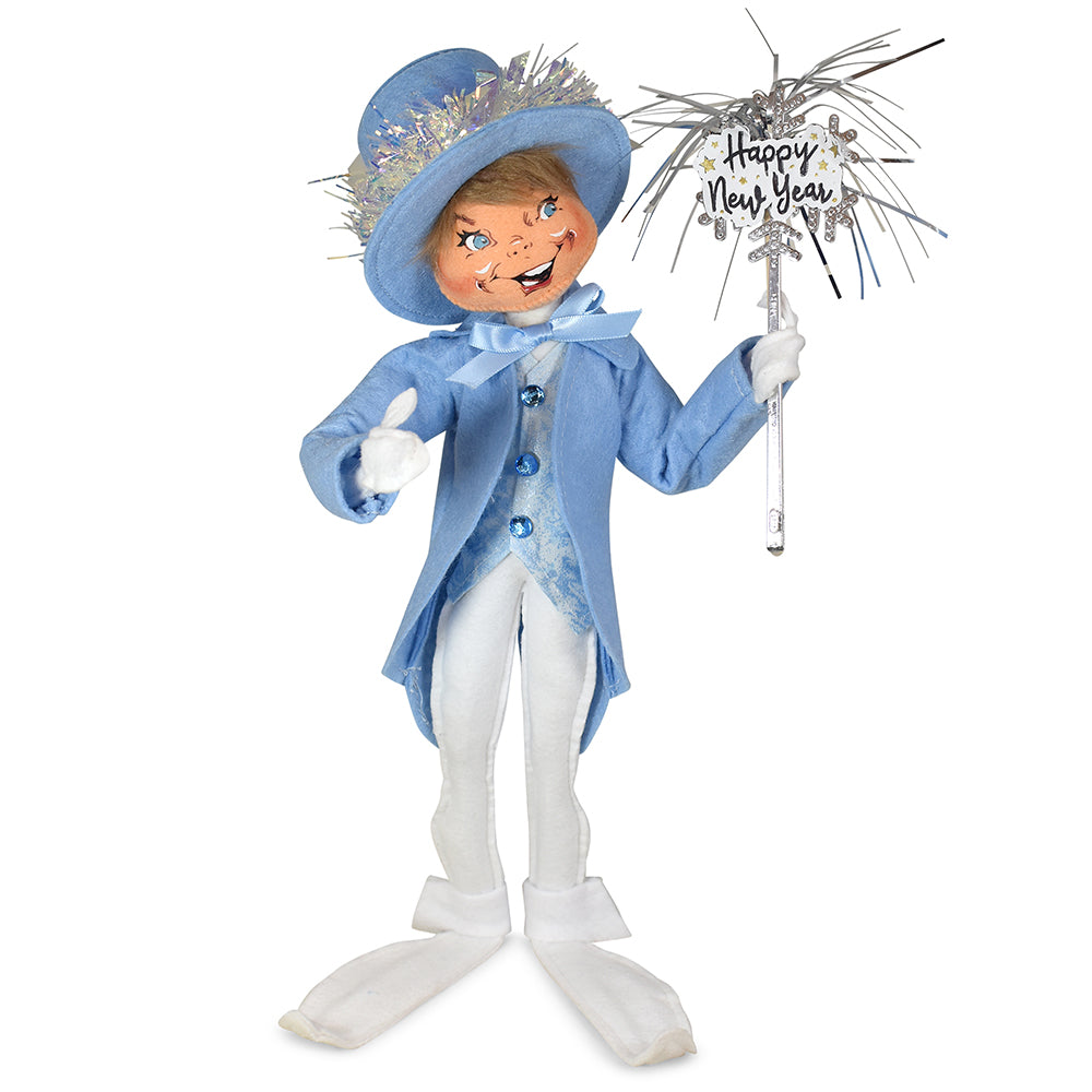 Annalee Frosty New Year Elf 14"