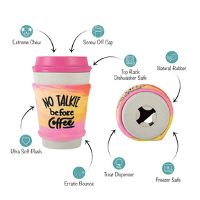 Petshop by Fringe Studio - Dog Toy No Talkie Before Coffee