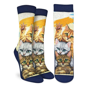 Good Luck Sock - Women's Stack the Cats