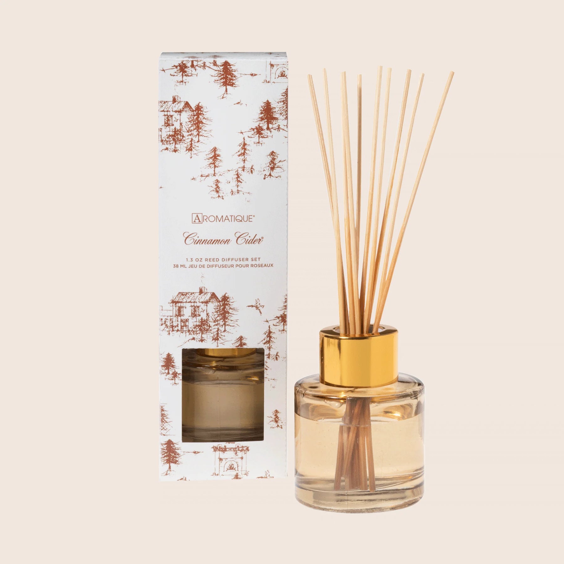 Aromatique - Mini Reed Diffuser Cinnamon Cider