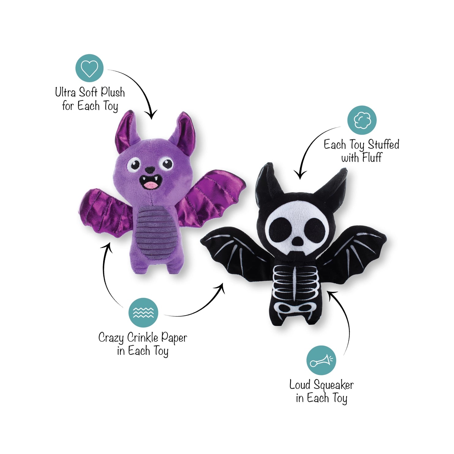 Petshop by Fringe Studio - Dog Toy Bat to the Bone