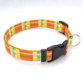 Yellow Dog Designs - Madras Orange Dog Collar X-small 10"