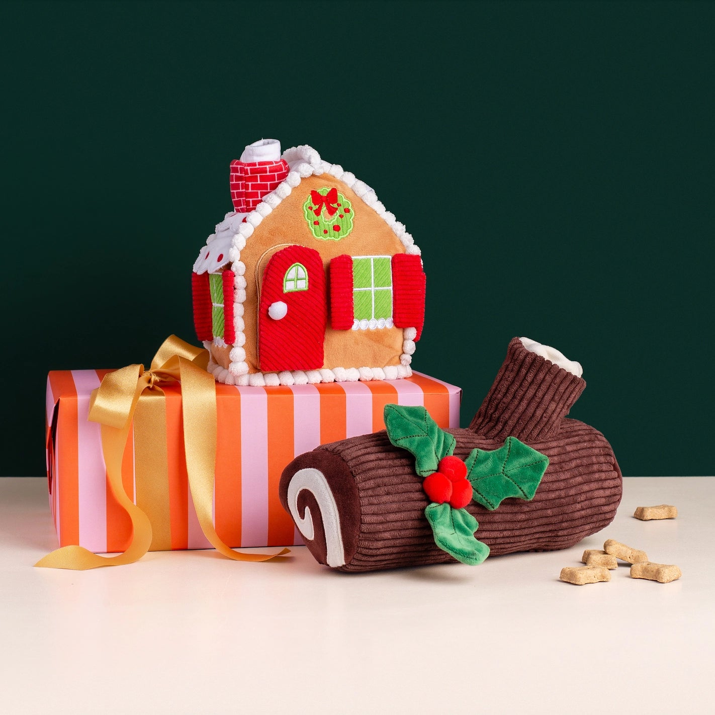 FoggyDog - Dog Toy Gingerbread House