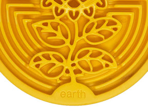 Enrichment Dog Tray Lick Mat - Earth Sunflower Design