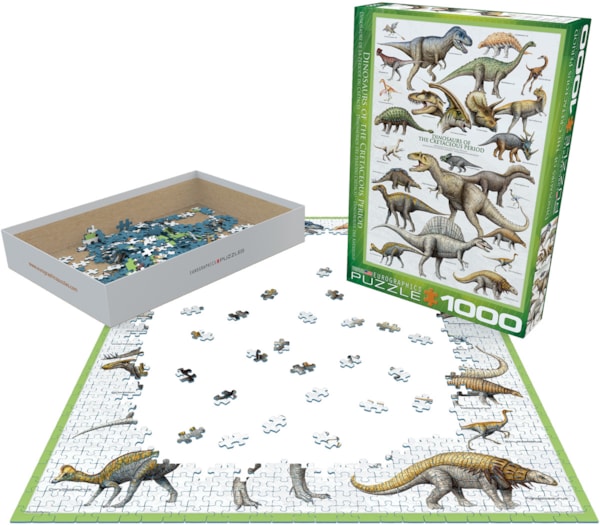 Puzzle Dinosaurs of Cretaceous Period