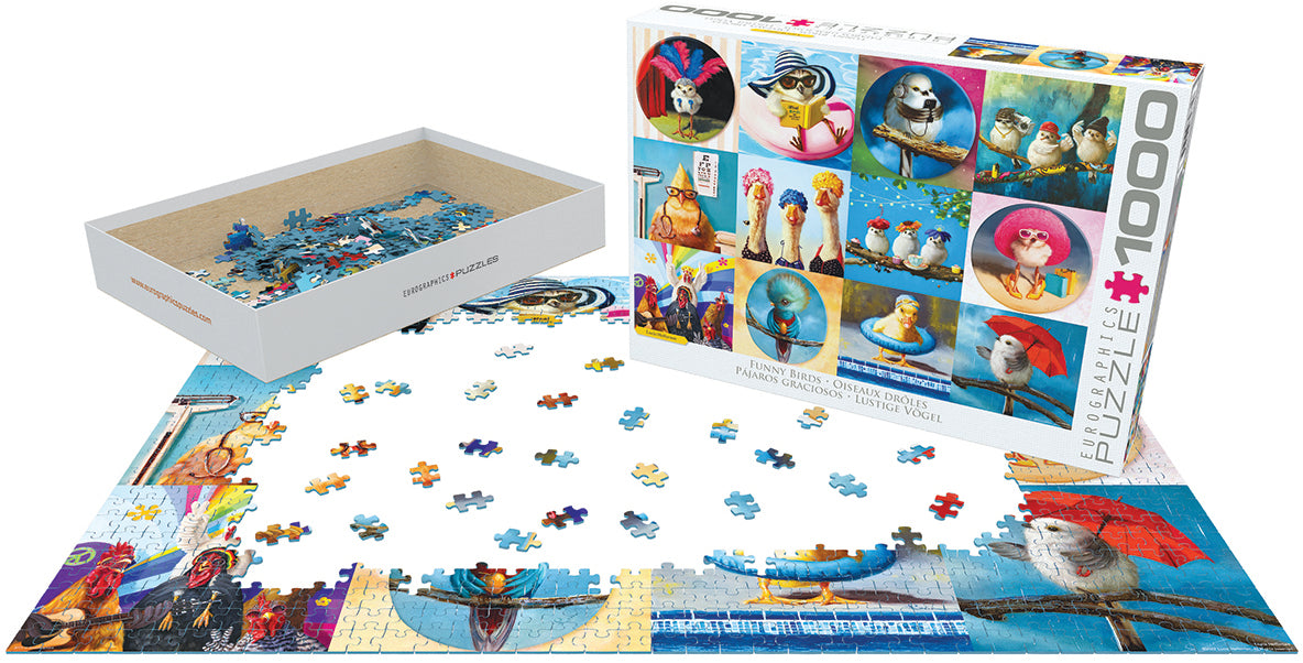 Puzzle Funny Birds