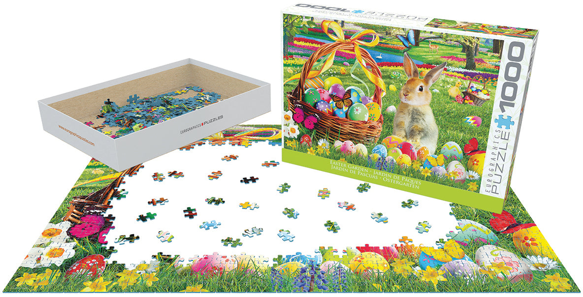 Puzzle Easter Garden