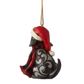 Ornament Highland Dog Plaid