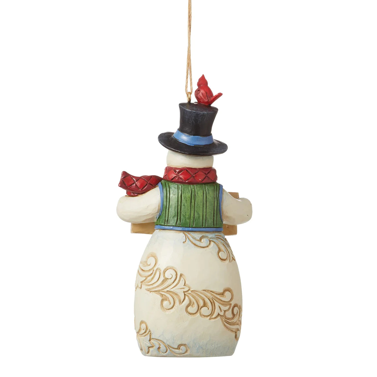 Ornament Snowman w/ Christmas Sign